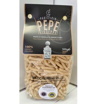 MACCHERONCELLI - Pasta di Gragnano IGP - 100% grano italiano